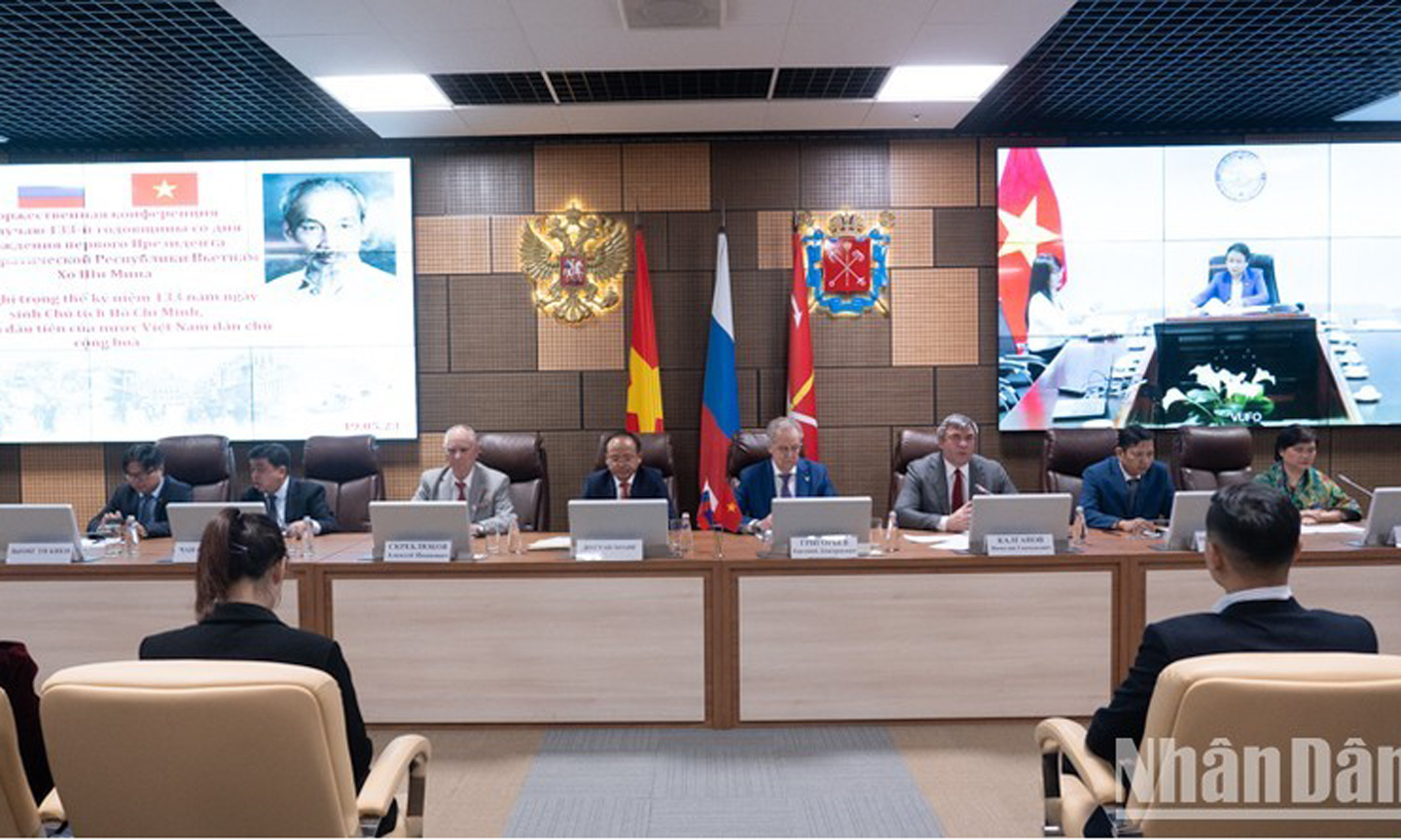 ABO/NDO- The Committee for Foreign Affairs of Saint Petersburg held a workshop on May 19 to celebrate the 133rd birthday of President Ho Chi Minh (May 19, 1890-2023).