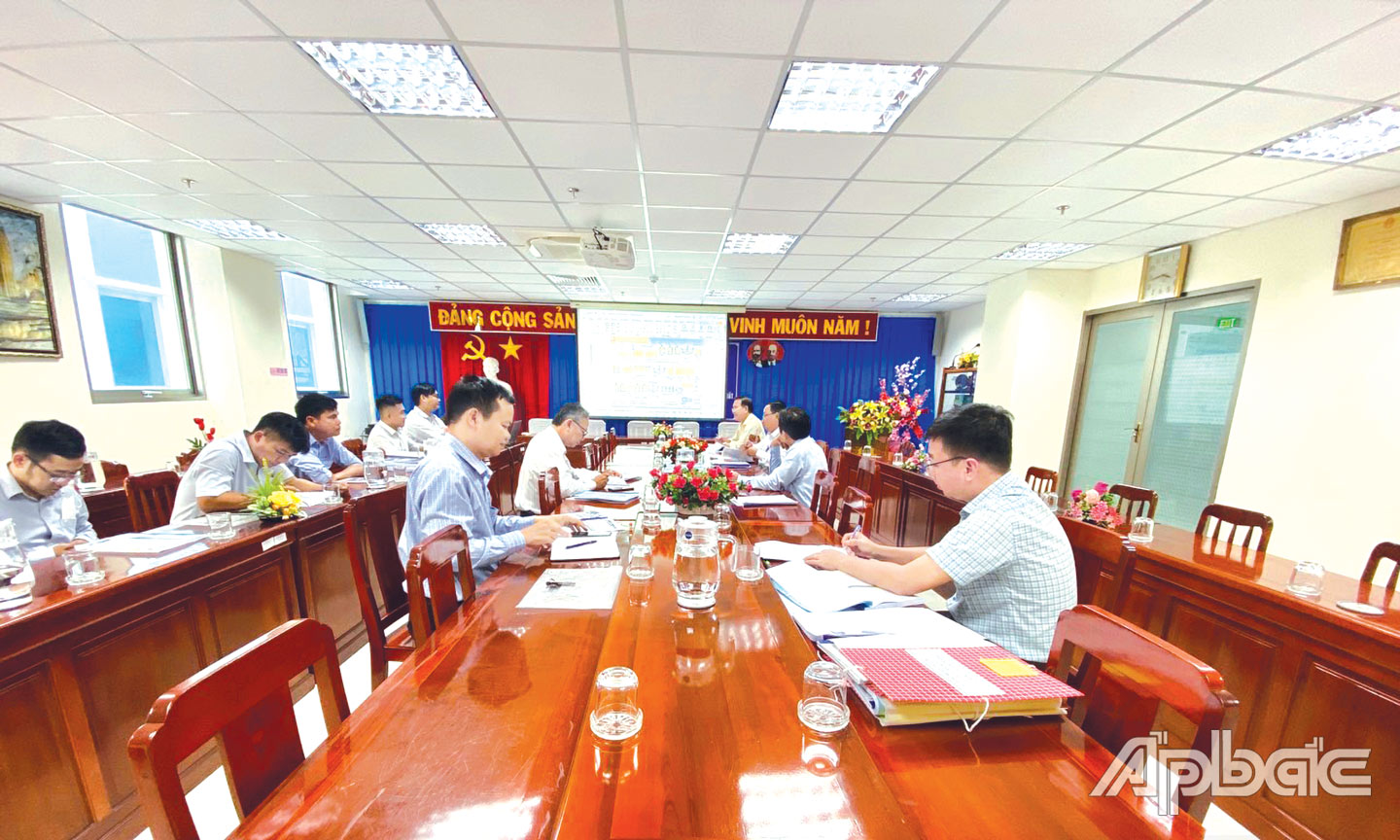 Hội đồng thẩm định công nghệ trạm xử lý nước thải Cụm công nghiệp Gia Thuận 2 (huyện Gò Công Đông).
