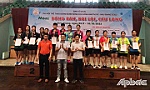 Giải Bóng bàn Đại hội Thể thao Đồng bằng sông Cửu Long: Tiền Giang đoạt hạng Nhất toàn đoàn