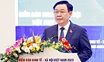 Chủ tịch Quốc hội Vương Đình Huệ dự và phát biểu khai mạc Diễn đàn Kinh tế - Xã hội Việt Nam 2023