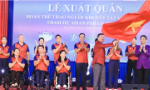 Đoàn thể thao người khuyết tật Việt Nam xuất quân dự ASIAN Para Games 4