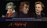 Concert to honour three celebrated composers Beethoven, Chopin and Grieg