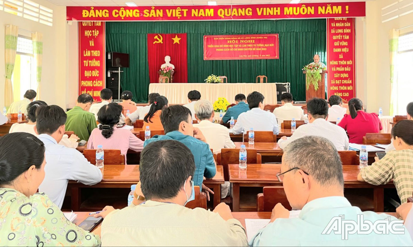Đảng ủy xã Long Bình: Hiệu quả từ mô hình học tập và làm theo Bác