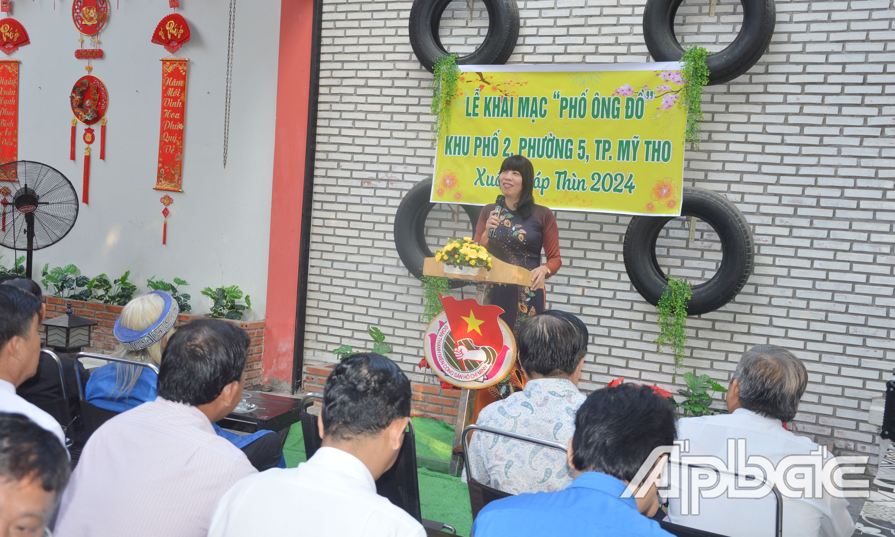 Đồng chí Lê Thị Bé Phương phát biểu tại Lễ khai mạc.