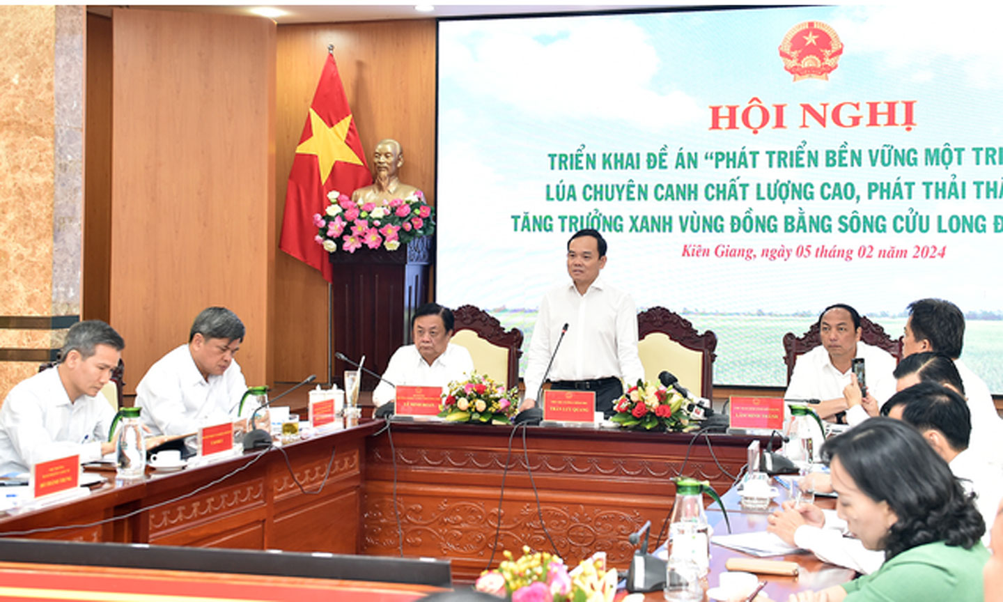 Phó Thủ tướng Chính phủ Trần Lưu Quang Chủ trì Hội nghị triển khai Đề án 