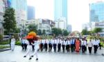 Lãnh đạo Đảng, Nhà nước và Hội Nhà báo Việt Nam dâng hoa tưởng niệm Chủ tịch Hồ Chí Minh