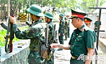 Bộ Tham mưu Quân khu 9: Kiểm tra công tác huấn luyện tại Tiền Giang