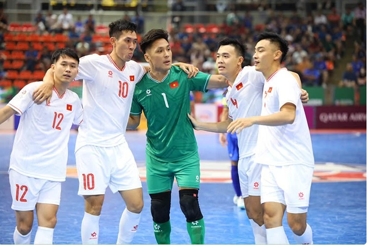 Đội tuyển Futsal Việt Nam vào tứ kết Futsal châu Á 2024.