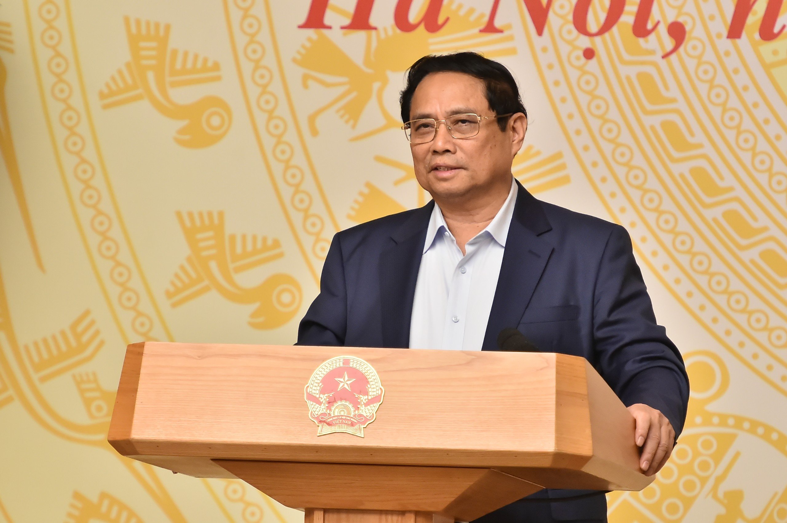 Thủ tướng Phạm Minh Chính phát biểu tại Phiên họp của Ủy ban về “Đổi mới, phát triển giáo dục mầm non đến năm 2030, tầm nhìn đến năm 2045” ngày 4-4-2024.