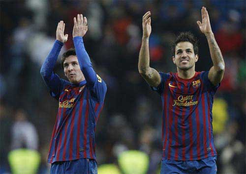 Messi - Fabregas đã ghi tổng cộng 45% số bàn thắng cho Barca từ đầu mùa