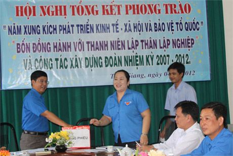 Bầu bổ sung Phó Bí thư Tỉnh Đoàn nhiệm kỳ 2007 - 2012.