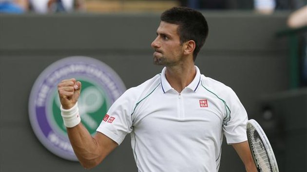 Djokovic vẫn đang thuận lợi trên con đường bảo vệ ngôi vô địch - Ảnh Getty