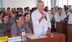 Bộ Tài nguyên - Môi trường tiếp xúc các hộ dân khiếu kiện