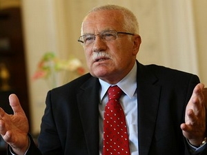 Tổng thống Vaclav Klaus. (Nguồn: novinky.cz)