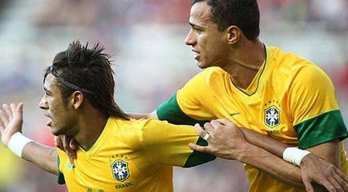 Damiao và Neymar là cặp song sát đáng sợ của O.Brazil