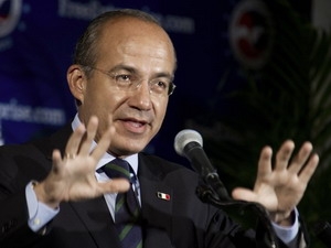 Tổng thống Mexico Felipe Calderón. (Nguồn: Getty Images)