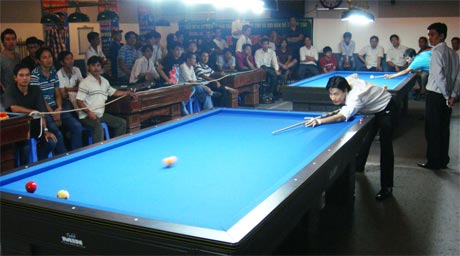 Qua 3 lần  tổ chức,  chất lượng của Giải Billiards Carom 3 băng TP. Mỹ Tho mở rộng đã không ngừng nâng lên.  Ảnh:  NG. TRUNG