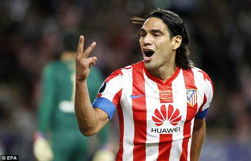 Falcao có 1 cú hattrick.