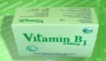 Thuốc viên nang Vitamin B1 250 mg bị đình chỉ lưu hành trên toàn quốc