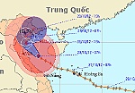 Bão Sơn Tinh áp sát Nam Định, Thanh Hóa