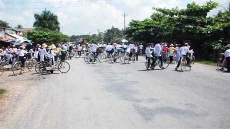 Trường THCS Long Bình Điền (huyện Chợ Gạo).