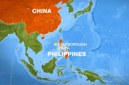 Bãi cạn Scarborough - nơi khiến căng thăng leo thang giữa Philippines và Trung Quốc. Ảnh: AFP