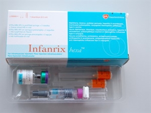 Vắcxin Infanrix. Ảnh: madiary.wordpress.com