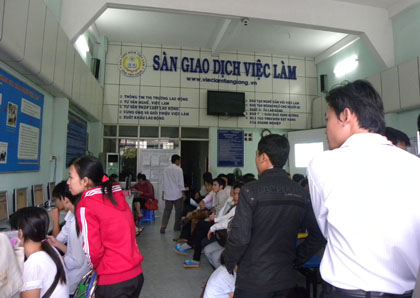 Sàn giao dịch việc làm.