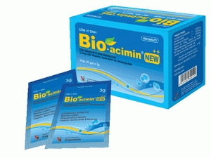 Sản phẩm thực phẩm chức năng cốm vi sinh Bio Acemin new (ảnh minh họa: TTXVN).