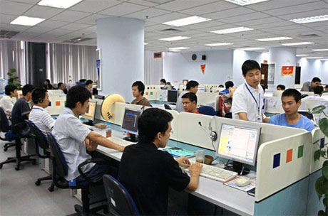 Gia công phần mềm tại Công ty FPT Software. Nguồn: FPT cung cấp.