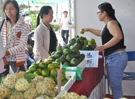 Nằm trong chuỗi sự kiện MDEC - Tiền Giang 2012, hội chợ triểm lãm rau quả và thương mại ĐBSCL đã 