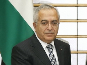 Thủ tướng Palestine Salam Fayyad. Ảnh: Kyodo