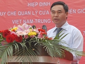 Thứ trưởng Ngoại giao Hồ Xuân Sơn. 