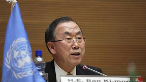 Tổng thư ký LHQ Ban Ki-moon. Ảnh: Reuters