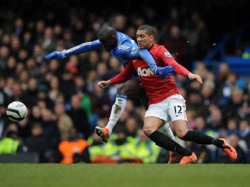 Chelsea giành chiến thắng nhờ pha làm bàn tuyệt đẹp của Demba Ba. Ảnh: Getty Images.