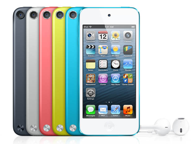 iPhone mới sẽ có nhiều màu sắc giống như máy nghe nhạc iPod đời mới nhất. Ảnh Apple.