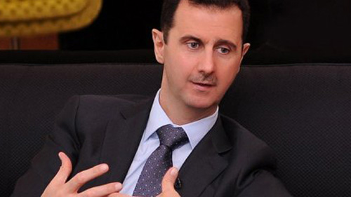 Tổng thống Syria al-Assad. Ảnh:AFP