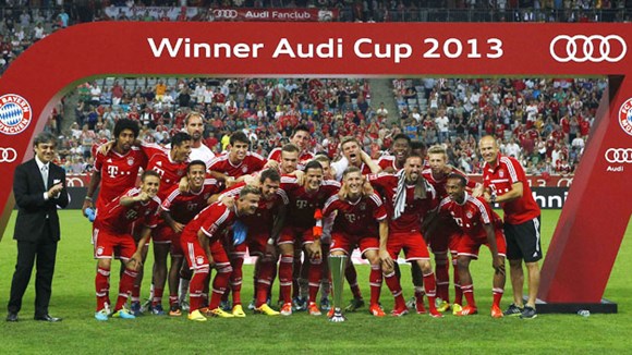  Bayern giành Cúp Audi, tạm quên đi nỗi buồn Siêu Cúp.