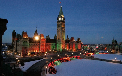 Thủ đô Ottawa của Canada. Ảnh: enjoyourholiday.com