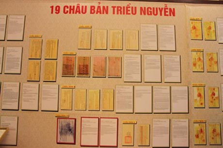 19 châu bản triều Nguyễn về thực thi chủ quyền của Việt Nam tại 2 quần đảo Hoàng Sa, Trường Sa.