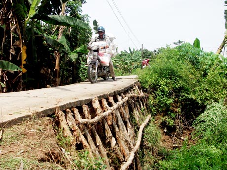 Giao quyền chủ động cho địa phương trong phòng, chống sạt lở hy vọng sẽ hạn chế phần nào tình trạng sạt lở kinh, rạch ở khu vực phía Tây của tỉnh.