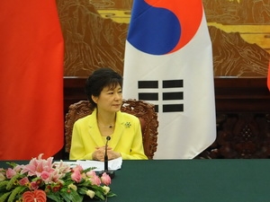 Tổng thống Hàn Quốc Park Geun Hye. 