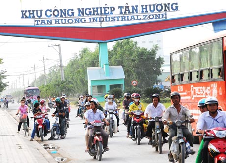 KCN Tân Hương đã lấp đầy 93%, thu hút 31.000 lao động.