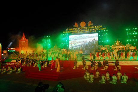 Chào mừng ngày hội cúng trăng.