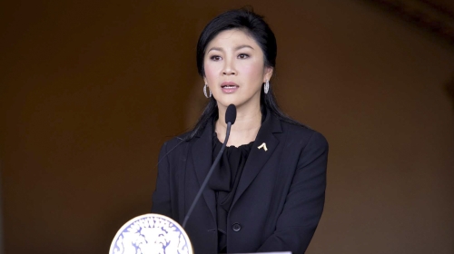 Nữ Thủ tướng Thái Lan Yingluck Shinawatra. Ảnh AP