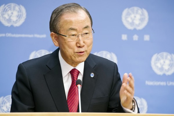 Tổng thư ký Liên hợp quốc Ban Ki-moon. Ảnh: AFP/TTXVN