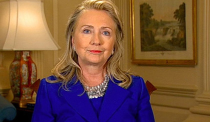 Cựu Ngoại trưởng Mỹ Hillary Clinton.