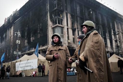 Lực lượng tự quản Maidan tại Kiev (Nguồn: AFP)