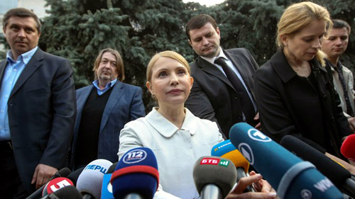 Bà Tymoshenko tham gia ứng cử Tổng thống Ukraine. Ảnh: Reuters