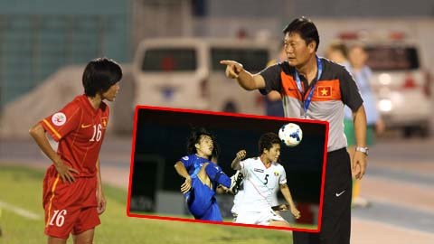 ĐT nữ Thái Lan (áo xanh) đã giành quyền vào chơi trận play-off với ĐT nữ Việt Nam.